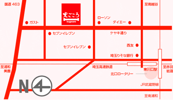 東川口店地図
